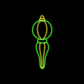 510 | Pingo Bola de Natal 0,35 x 0,90m