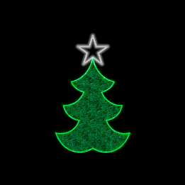 530 | Pinheiro Com Estrela 0,72 x 1,00m