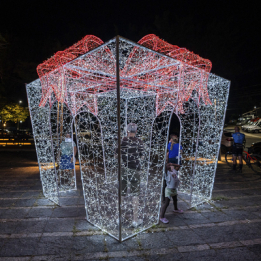 1860 | Portico Caixa 3D 3,25 x 3,25 x 3,60m (BARRACÃO 16)