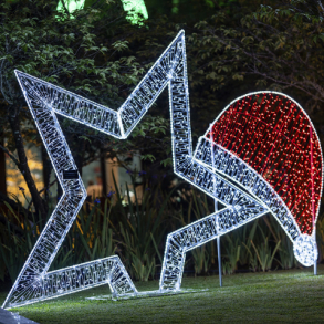 3010 | Estrela 4 P Com Gorro 4,90 x 0,03 x 2,74m (BARRACÃO 12)