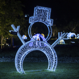 6080 | Boneco De Neve Com Chapeu 1,85 x 0,20 x 2,00m (BARRACÃO 12)