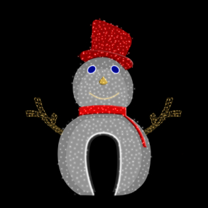 8070 | Portal Boneco De Neve 5,60 x 3,50 x 6,00m