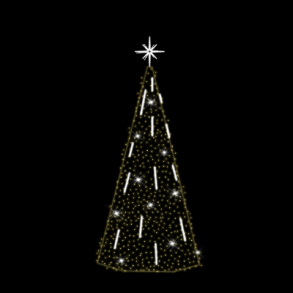 AR1000 | Arvore Cintilante Efeito P H:6,00m