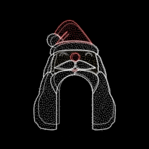 10410 | Papai Noel Tunel Luxo 3,00 x 0,50 x 4,50m (BARRACÃO 16)