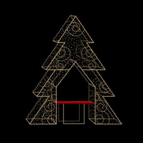 10680 | Banco Árvore Ofelia 2,50 x 0,50 x 3,50m