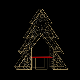 10680 | Banco Árvore Ofelia 2,50 x 0,50 x 3,50m