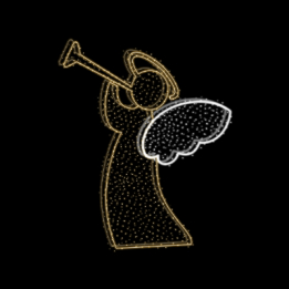 10530 | Anjo Romeu 1,63x 0,30 x 1,83m